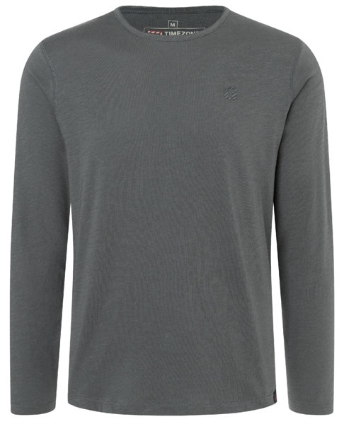Timezone Basic M - Langarmshirt - Herren, Gr. M