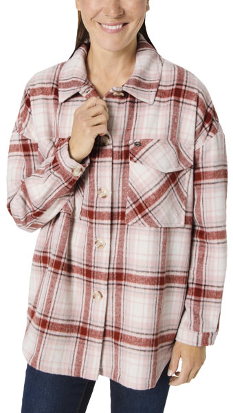 Timezone Check Overcoat W - Langarm Hemd - Damen, Gr. S