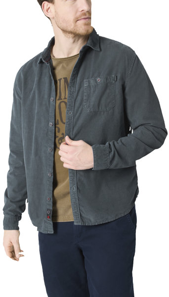 Timezone Corduroy M - Langarmhemd - Herren, Gr. S