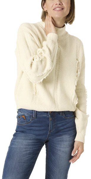 Timezone Fray Mock W - Pullover - Damen, Gr. XS