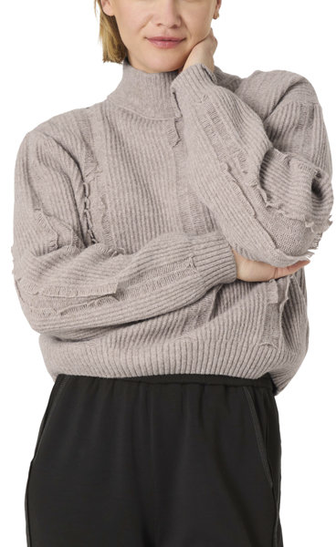 Timezone Fray Mock W - Pullover - Damen, Gr. XS