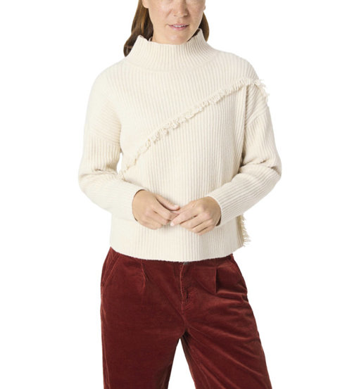 Timezone Fringe W: Maglione Donna per Comfort Post-Allenamento