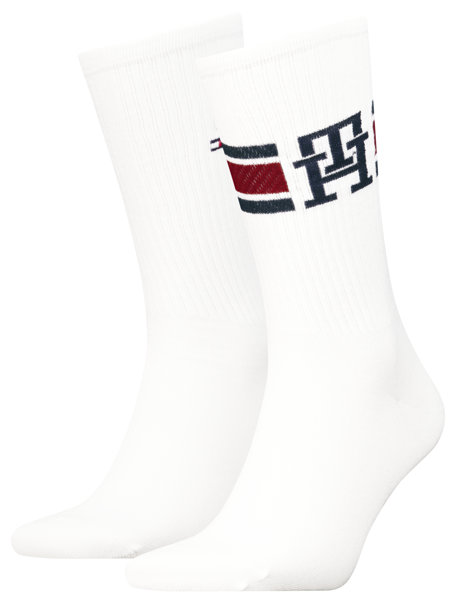 TOMMY HILFIGER 2P Monogram Sport M - lange Socken - Herren, Gr. 39/42