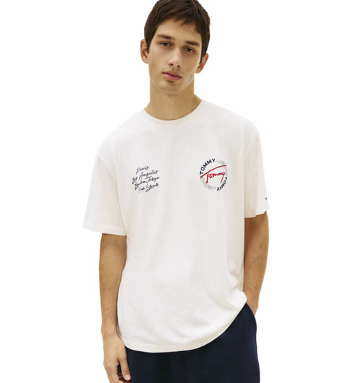 Tommy Jeans Circle M T-Shirt Uomo: Stile e Comfort