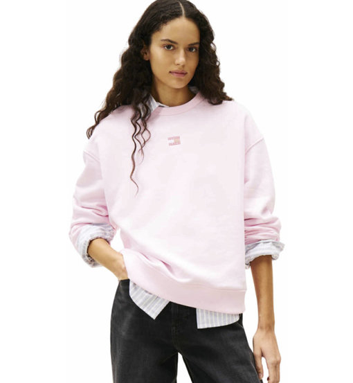Felpa Donna Tommy Jeans Badge W | MyFitRank