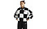 Tommy Jeans Checkerboard Sherpa Popover - Fleecejacke - Damen, Black/White