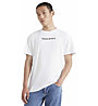 Tommy Jeans Classic linear Logo - T-shirt - uomo, White