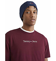 Tommy Jeans Classic Linear Logo - T-Shirt - Herren , Red