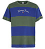 Tommy Jeans Colorblock Serif - T-Shirt - Herren, Blue/Green