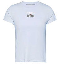 Tommy Jeans Essential Logo - T-Shirt - Damen, Light Blue