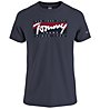 Tommy Jeans Essential Script - T-Shirt - Herren, Dark Blue