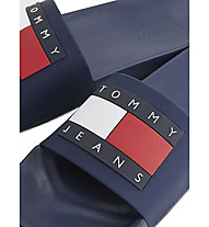 Tommy Jeans Flag Pool Sli - ciabatte - uomo, Blue