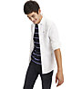 Tommy Jeans Original Stretch - camicia a maniche lunghe - uomo, White