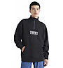 Tommy Jeans Relaxed Authentic Half Zip - felpa - uomo, Black