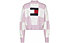 Tommy Jeans Relaxed Checker Flag - Pullover - Damen , Pink