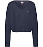 Tommy Jeans Rlxd V-Neck - Sweatshirt - Damen, Dark Blue