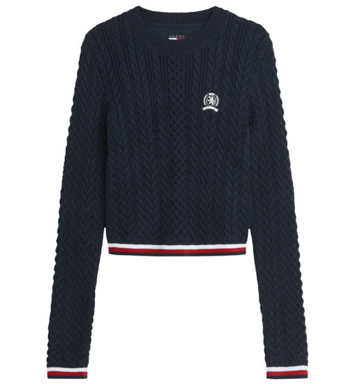 Tommy Jeans RWB Tipping Sweater: Stile e Comfort Casual