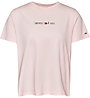 Tommy Jeans Serif Linear - T-shirt - donna, Pink