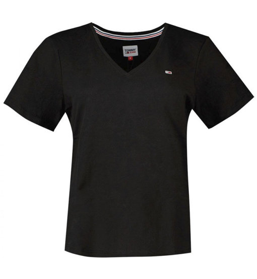 Tommy Jeans Slim Soft V Neck - T-shirt - donna. Taglia M