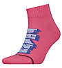 Tommy Jeans TH Uni Quarter 1P Candycrush - kurze Socken - Herren, Pink