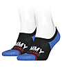Tommy Jeans TJ No Show High Cut 2 P - kurze Socken - Herren , Black/Blue