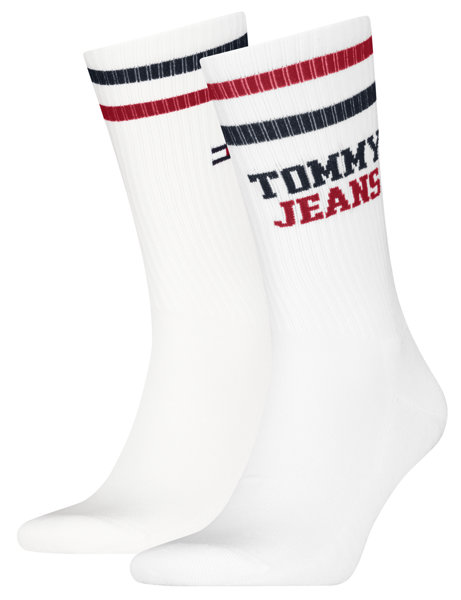 TOMMY JEANS TJ Sock 2P Sport - lange Socken - Unisex, Gr. 43/46