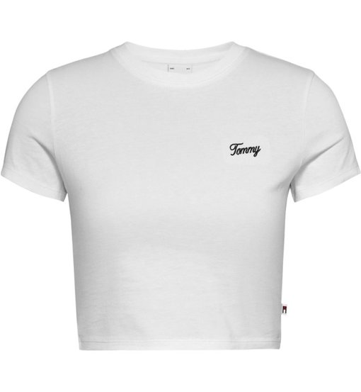 Tommy Jeans Tjw Crop Script - T-shirt - donna. Taglia XS