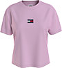 Tommy Jeans Tommy Center Badge - T-shirt - Damen, Purple