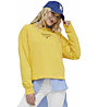 Tommy Jeans W essential Logo 1 Crew - felpa - donna, Yellow
