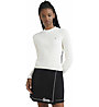 Tommy Jeans W Sweater - Pullover - Damen, White