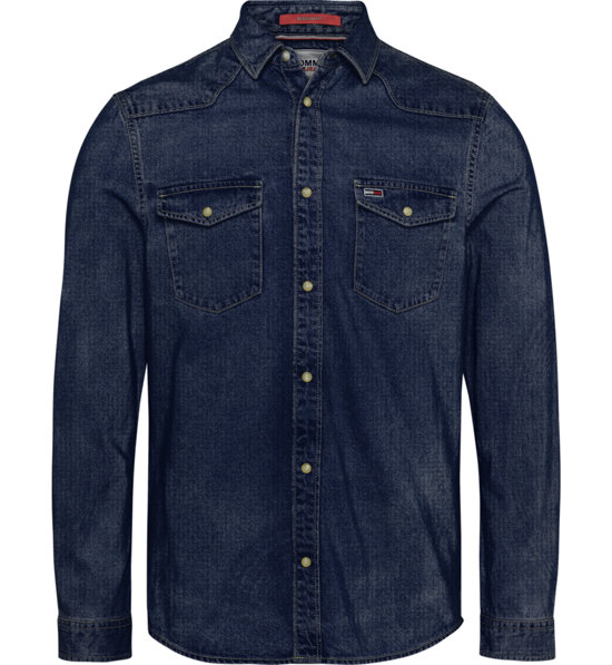 Tommy Jeans Western Denim - Langarmhemd - Herren | Sportler.com