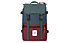 Topo Designs Rover Pack - Rucksack, Red/Blue/Green