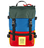 Topo Designs Rover Pack Mini - zaino, Blue/Red/Green