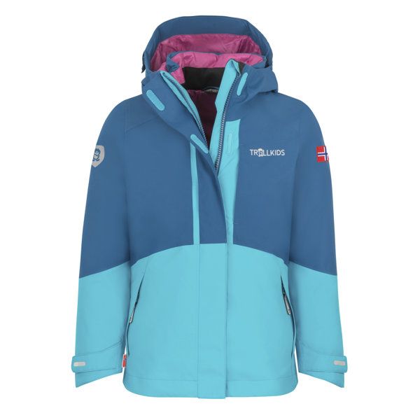 Trollkids Girls Skanden 3in1 W- Hardshelljacke - Mädchen, Gr. 116