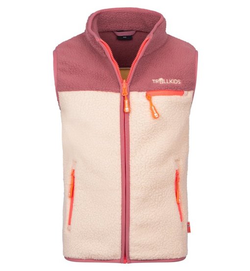 Trollkids Hemsedal Gilet in Pile Bambino: Recensione