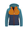 Trollkids Sirdal - giacca ibrida - bambino, Blue/Orange