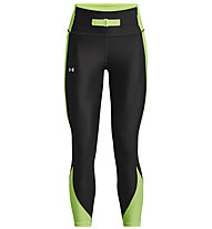 Under Armour Armour Ankle - pantaloni fitness - donna, Black/Green