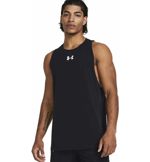 Under Armour Baseline Cotton Tank - top basket - uomo. Taglia S