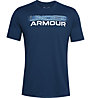 Under Armour Blurry Logo Wordmark - Trainingsshirt - Herren, Blue