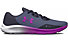 Under Armour Charged Pursuit 3 - scarpe fitness e training - donna, Grey/Purple