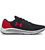 Under Armour Charged Pursuit 3 Tech - scarpe fitness e training - uomo, Black/Red