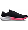 Under Armour Charged Pursuit 3 - scarpe fitness e training - donna, Black/Pink