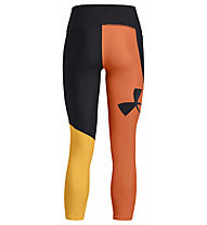 Under Armour Colorblock Ankle - Trainingshosen - Damen, Black/Orange/Yellow