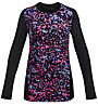 Under Armour Cozy Armour Novelty Ls Crew - maglia a maniche lunghe - bambina, Black