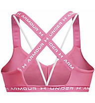 Under Armour Crossback Low - reggiseno sportivo sostegno basso - donna, Pink