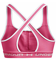Under Armour Crossback Mid - reggiseno sportivo sostegno medio - donna, Pink