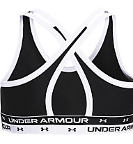 Under Armour Crossback Solid - Sport-BH - Mädchen , Black/White