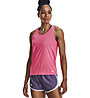 Under Armour Fly By - top running - donna, Pink