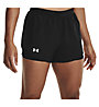 Under Armour Fly By 2.0 2-in-1 - kurze Laufhose - Damen, Black
