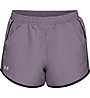 Under Armour Fly By - pantaloni running - donna, Violet/Black